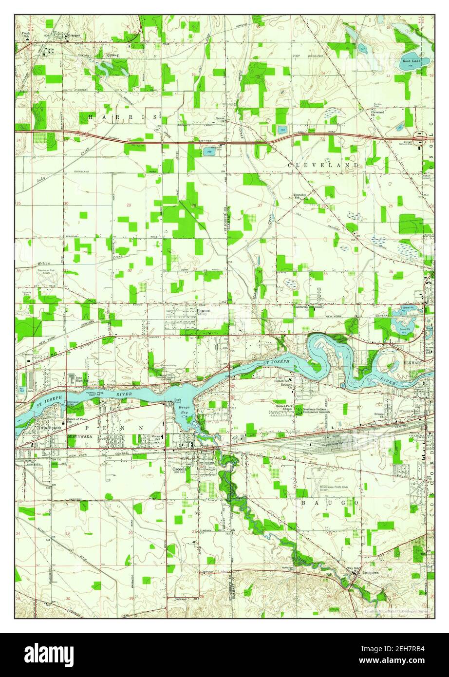 Osceola map hires stock photography and images Alamy