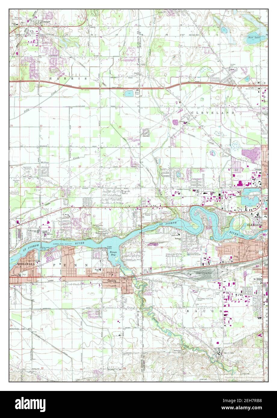 Osceola map hires stock photography and images Alamy