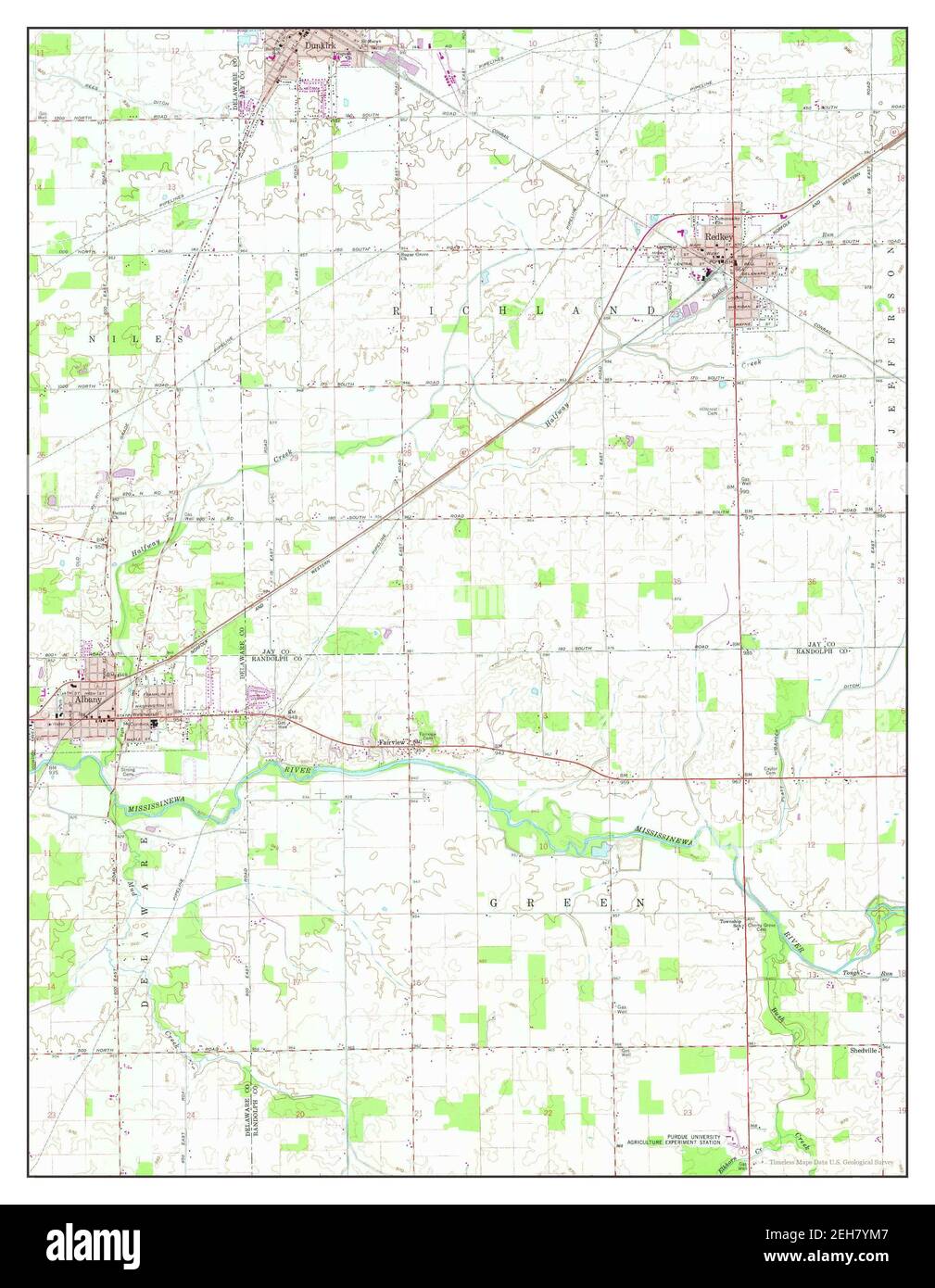 Redkey map hires stock photography and images Alamy