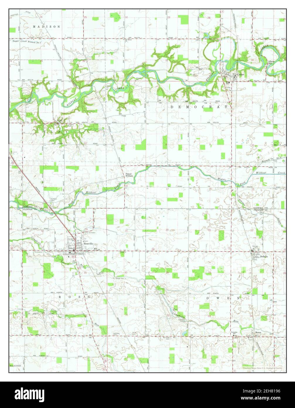 Map of rossville hires stock photography and images Alamy