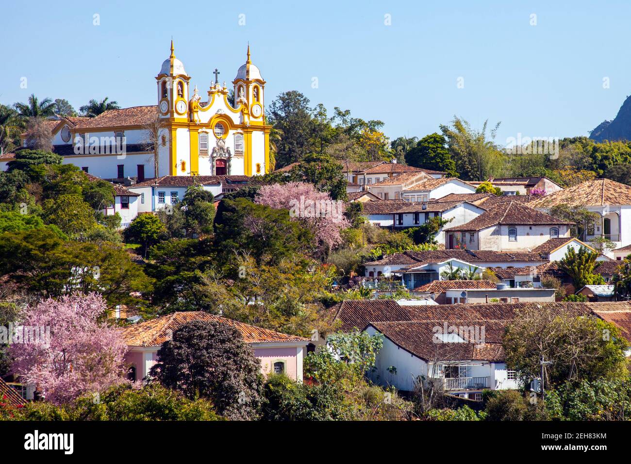 Historic City of Tiradentes in Minas Gerais Stock Photo Alamy