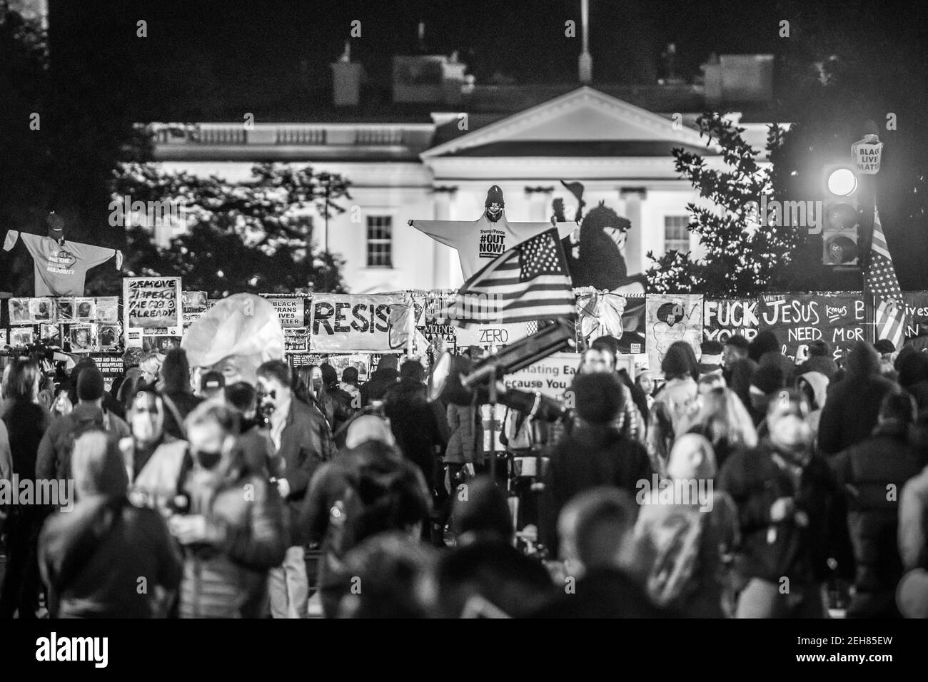 Election Night 2020 In Washington Dc Stock Photo Alamy