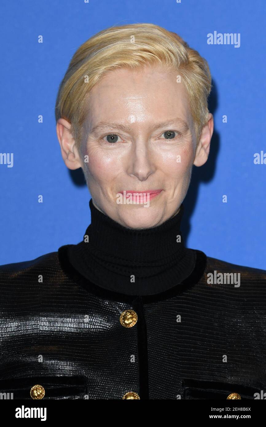 Tilda Swinton attends a photocall for The Souvenir during the 69th Berlinale International Film Festival. © Paul Treadway Stock Photo