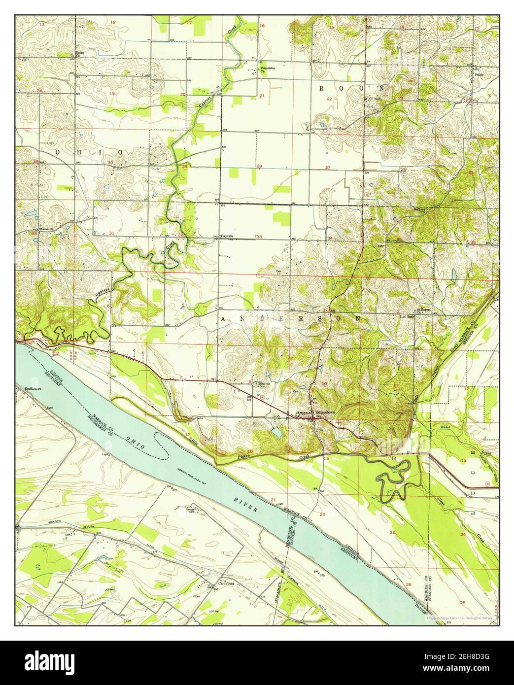 Map of yankeetown hires stock photography and images Alamy
