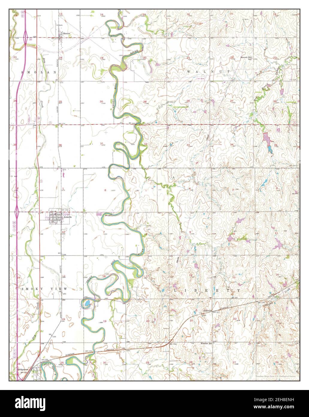Assaria, Kansas, map 1955, 124000, United States of America by