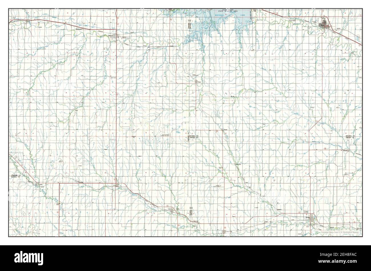 Beloit, Kansas, map 1985, 1100000, United States of America by