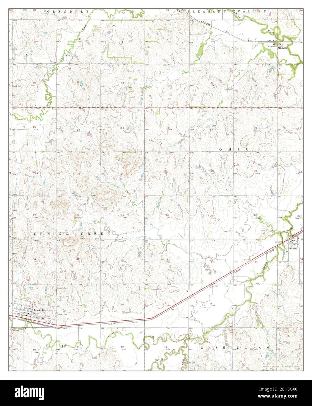 Map of brookville hires stock photography and images Alamy