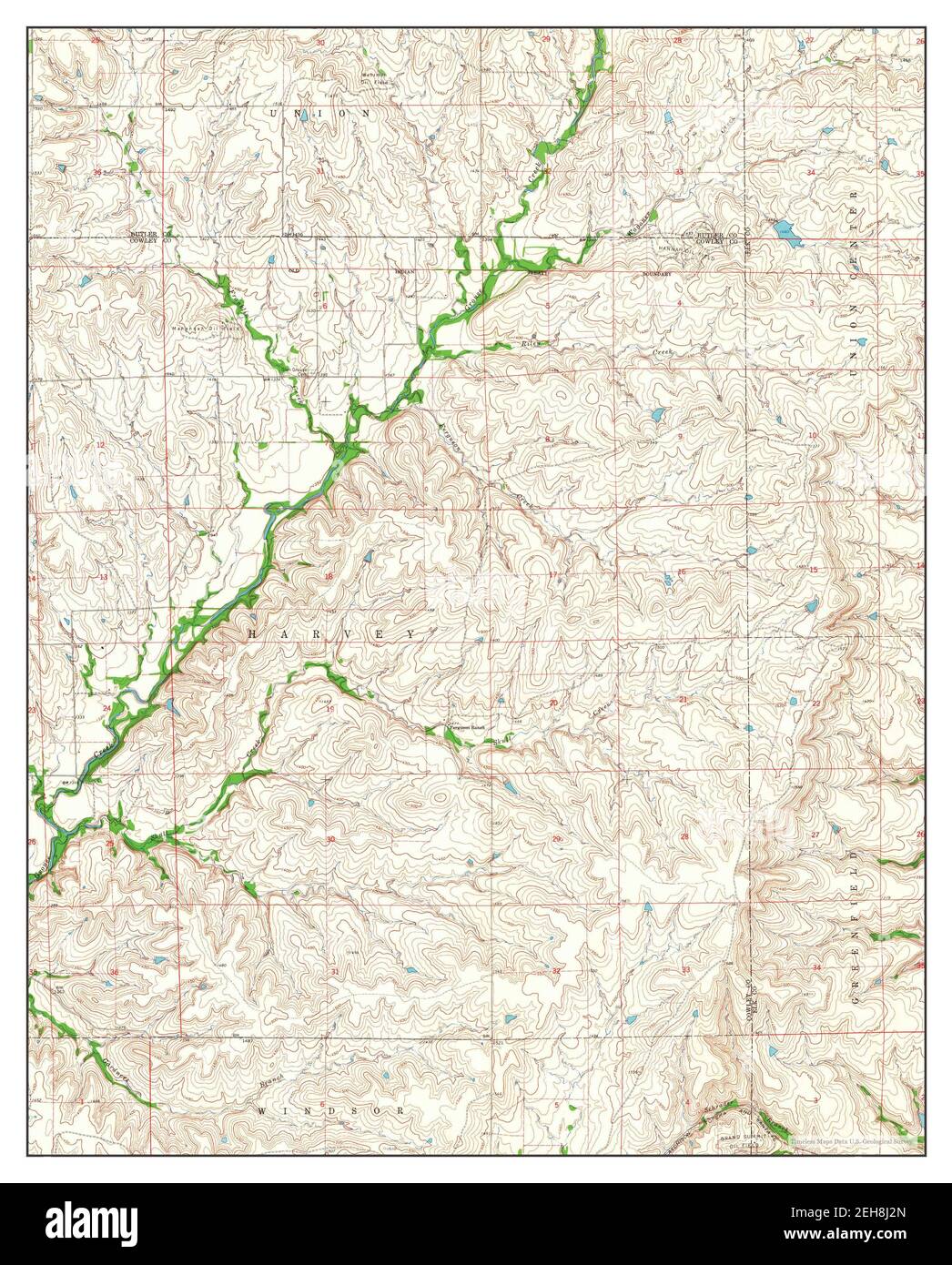 Cambridge NE, Kansas, map 1964, 124000, United States of America by