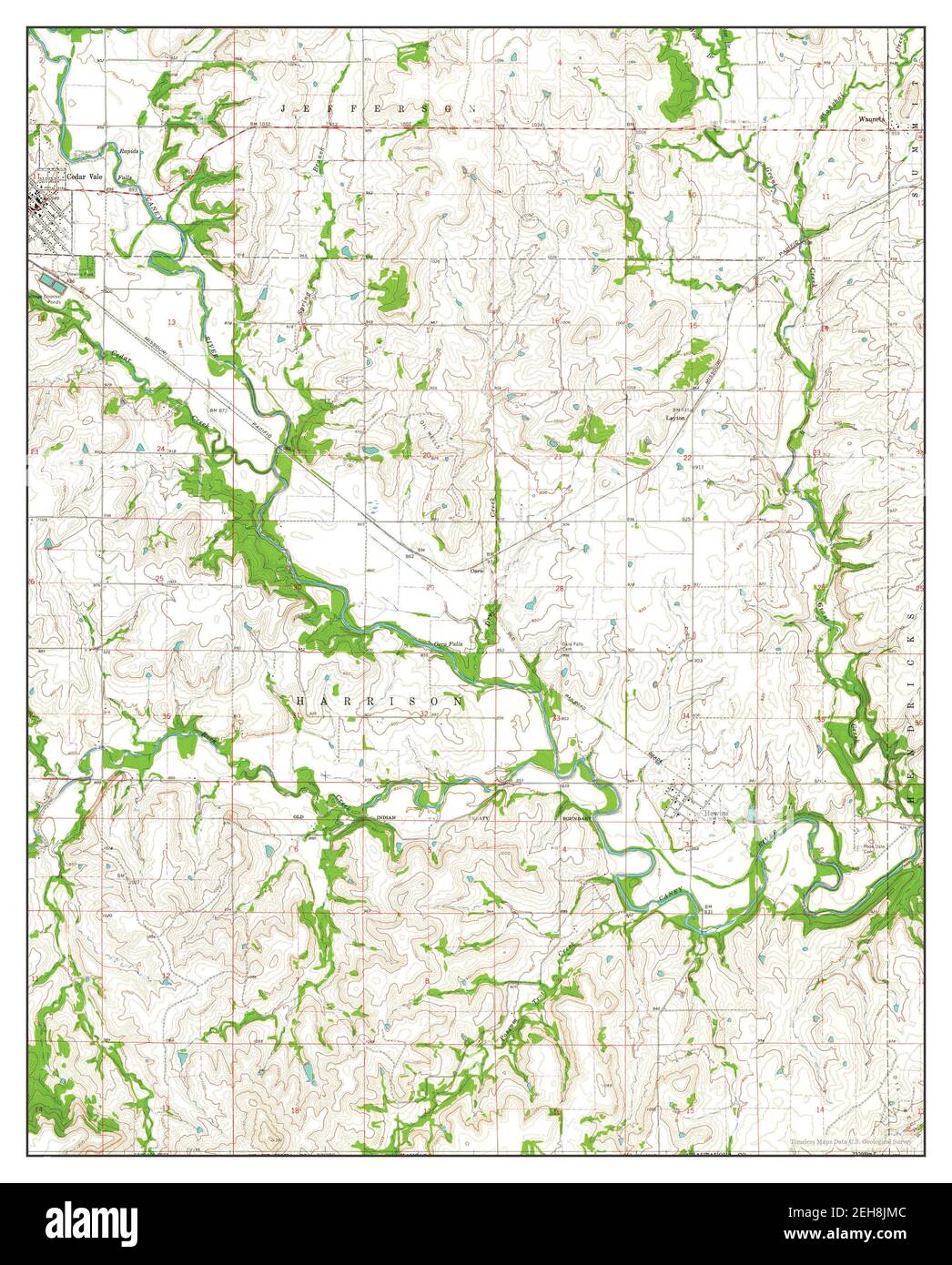 Map of cedar vale hires stock photography and images Alamy