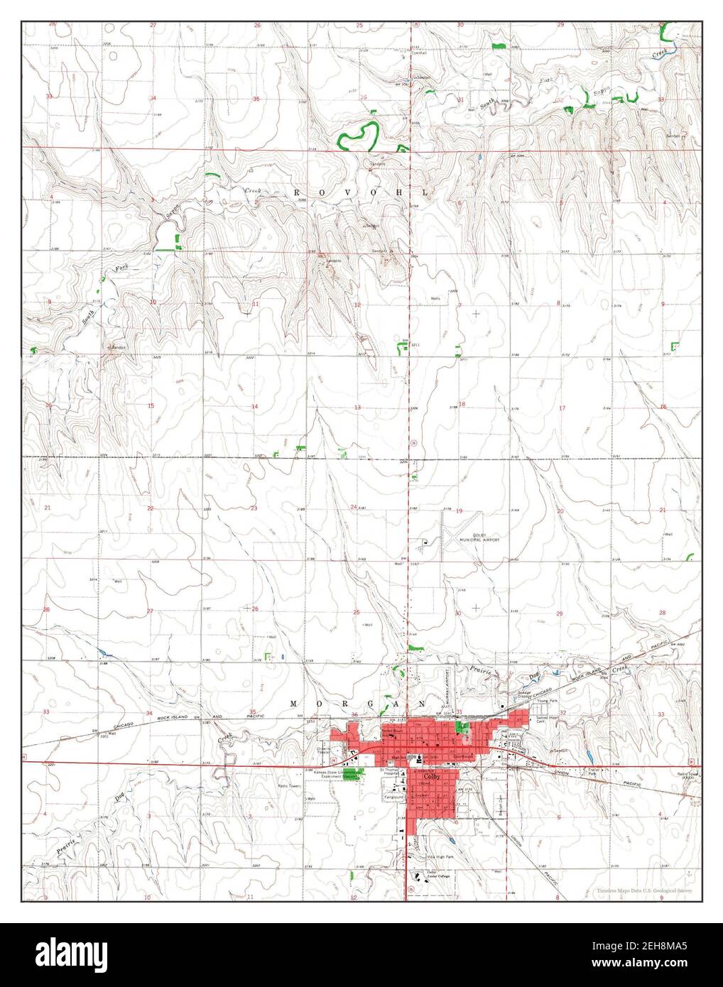 Colby kansas map Cut Out Stock Images & Pictures - Alamy