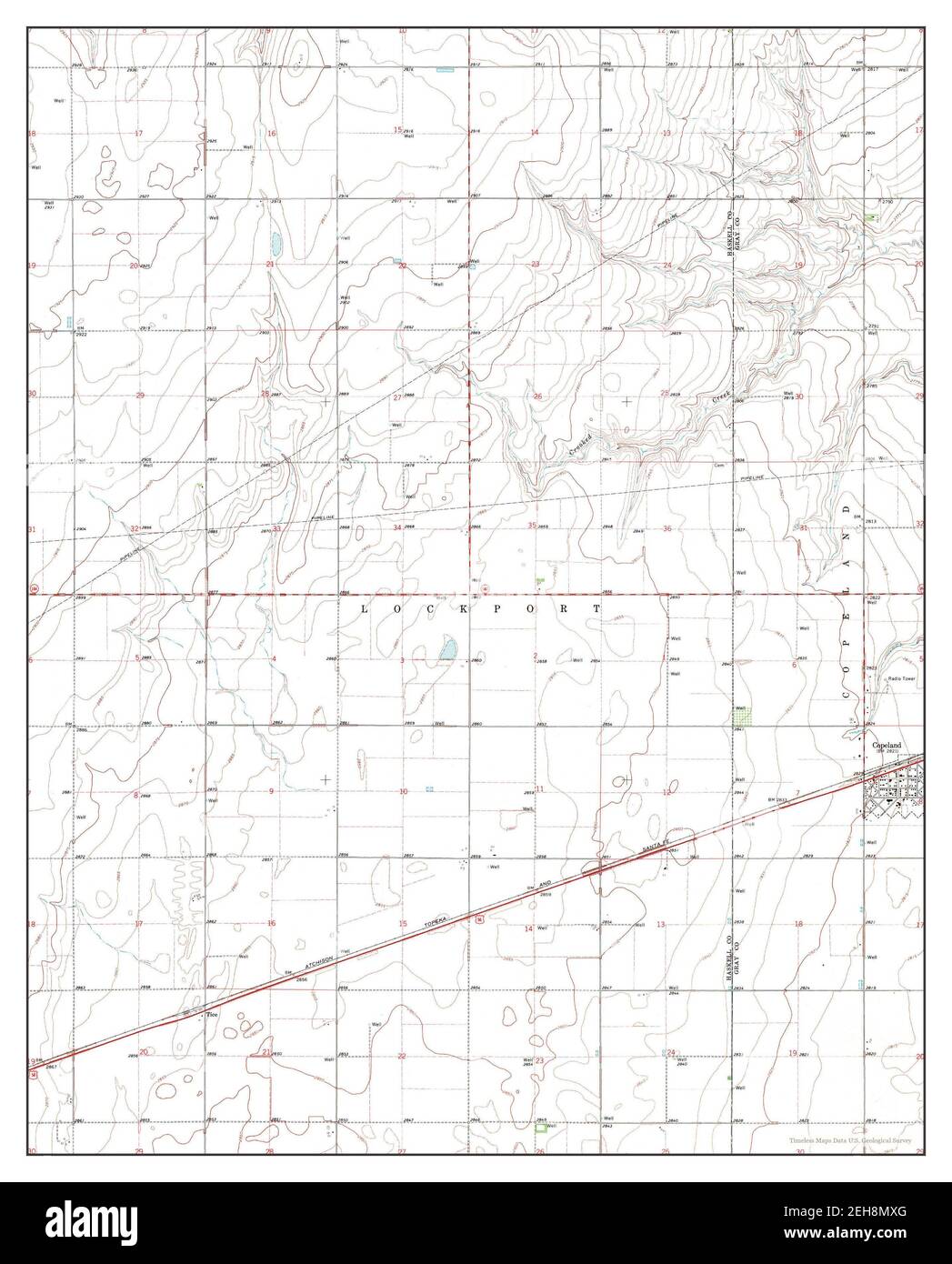 Copeland kansas map Cut Out Stock Images & Pictures Alamy