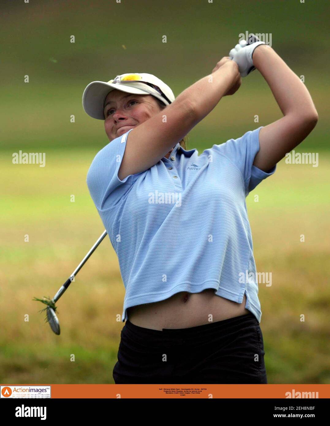 Golf - Women's British Open - Sunningdale GC, Surrey - 30/7/04 England's Karen  Stupples during her second round Mandatory Credit: Action Images / Paul  Childs Livepic Stock Photo - Alamy
