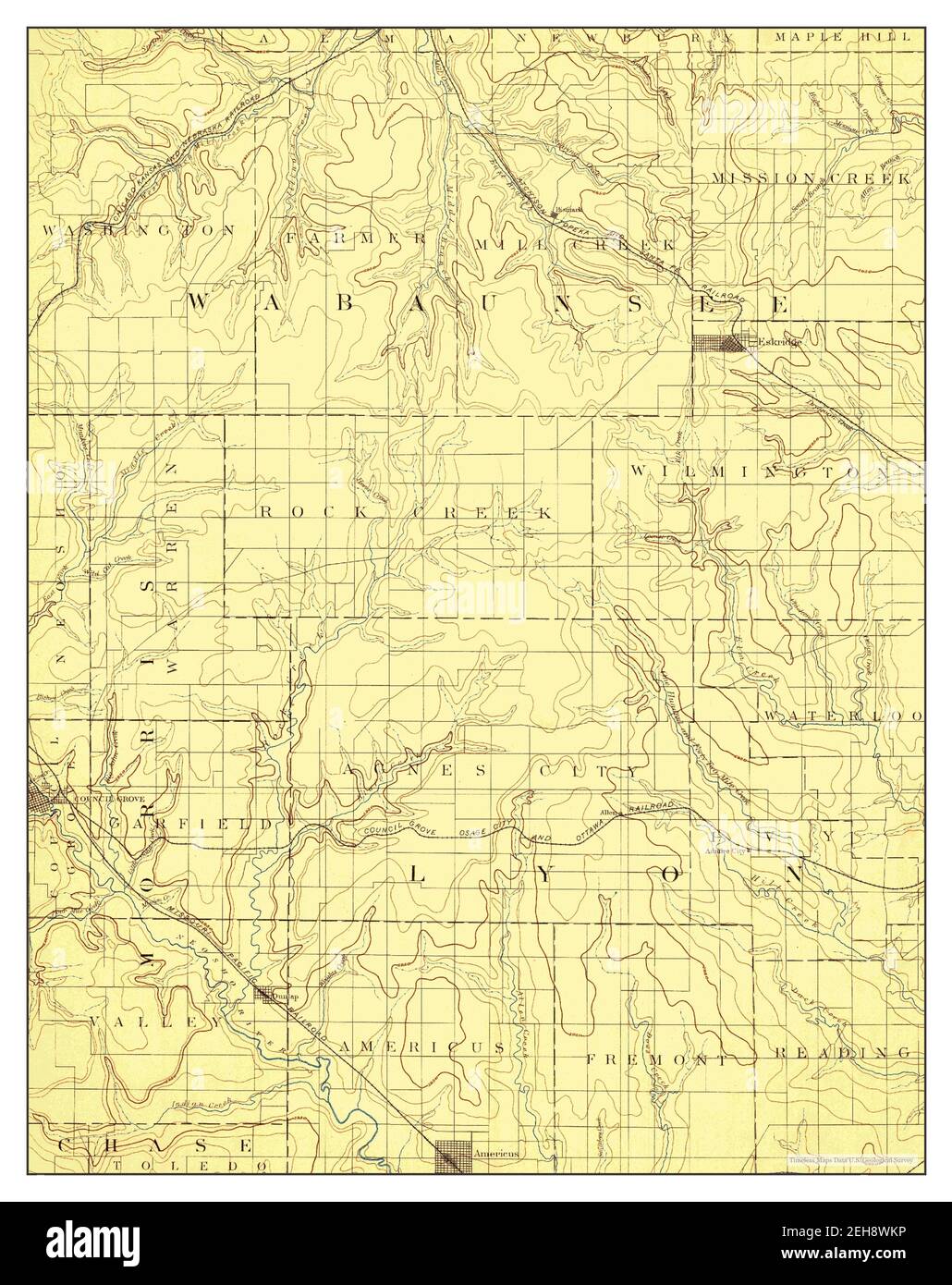 Map of eskridge hires stock photography and images Alamy