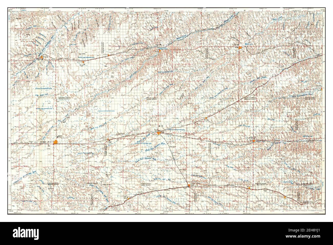 Map of goodland hires stock photography and images Alamy