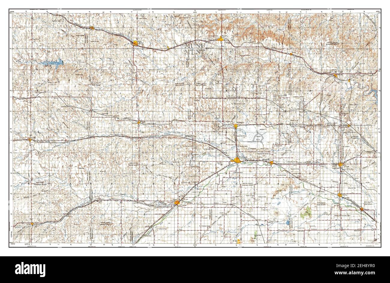 Great bend kansas map Cut Out Stock Images & Pictures Alamy