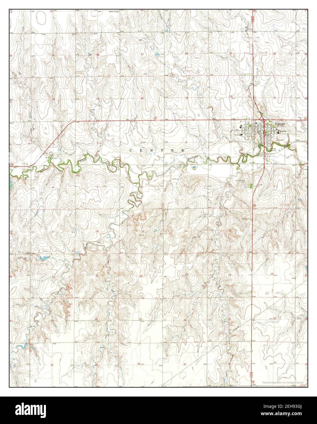 Jetmore kansas map hires stock photography and images Alamy
