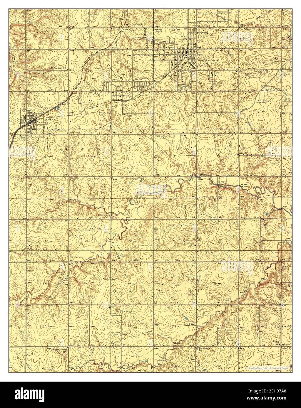 Lenexa Kansas map 1935 1 24000 - Lenexa Kansas Map 1935 124000 United States Of America By Timeless Maps Data Us Geological Survey 2EH97A8 