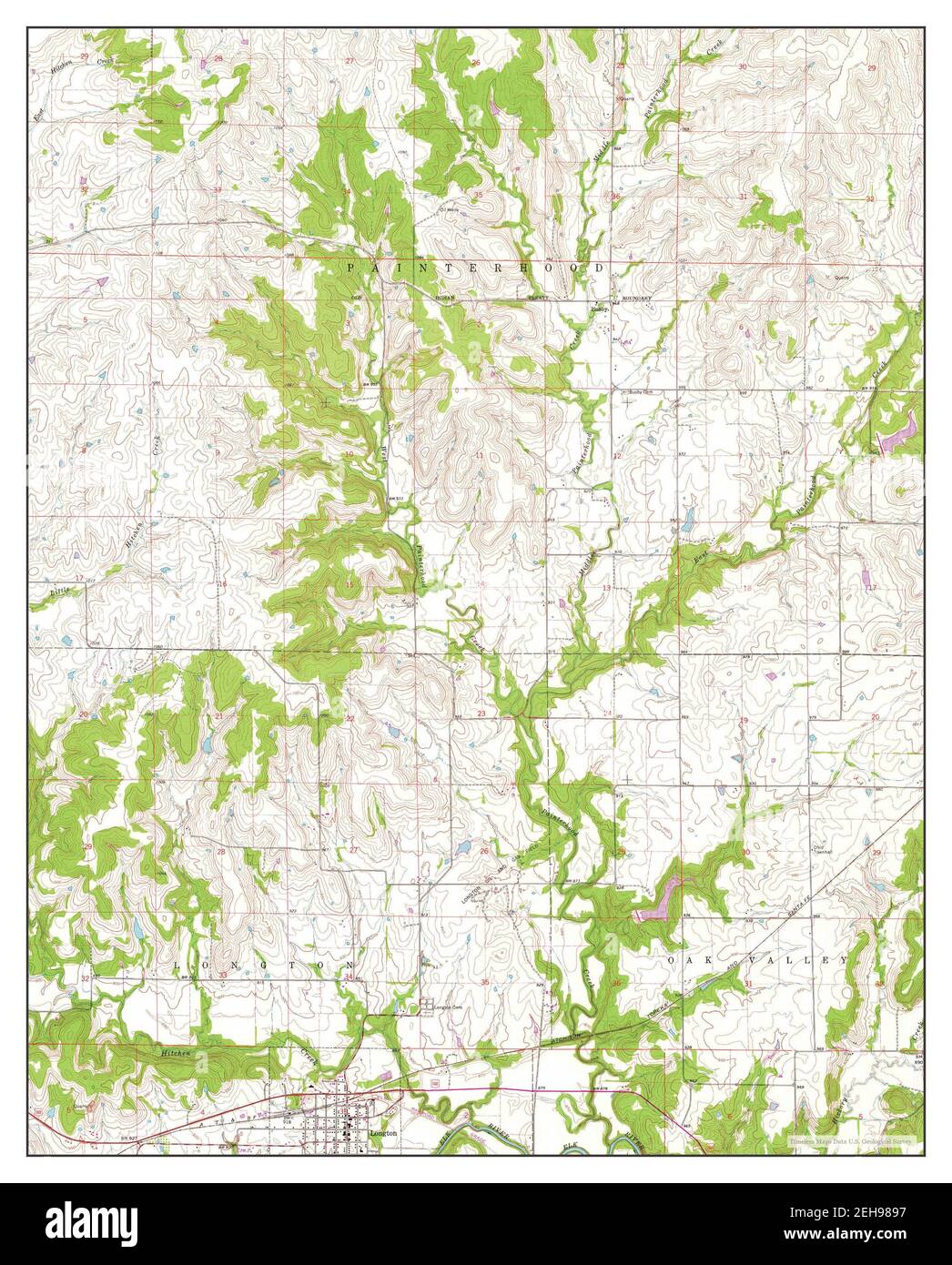 Longton kansas map Cut Out Stock Images & Pictures Alamy