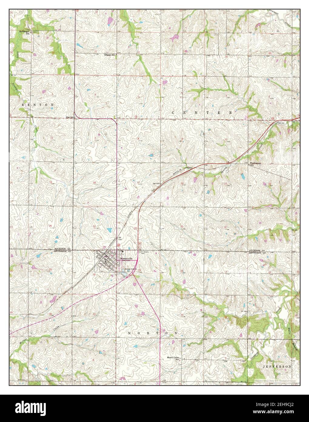 Map of nortonville hires stock photography and images Alamy
