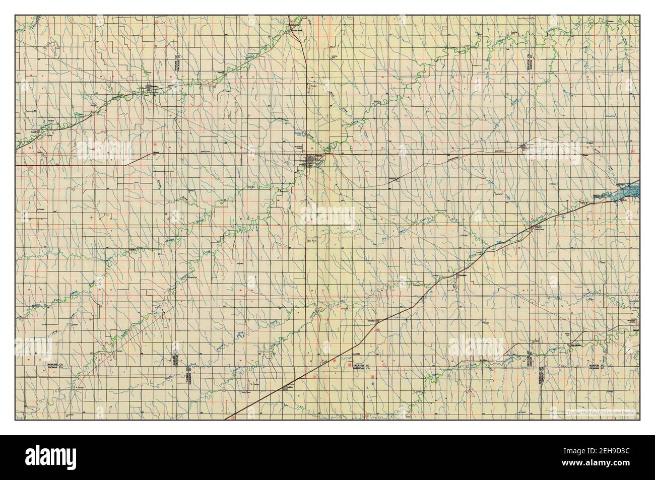 Map of oberlin Cut Out Stock Images & Pictures Alamy