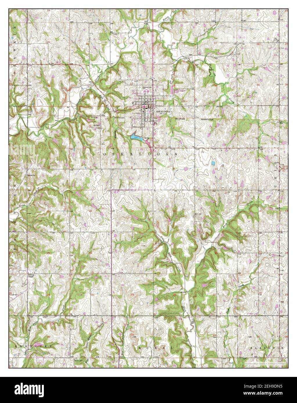 Oskaloosa map Cut Out Stock Images & Pictures Alamy