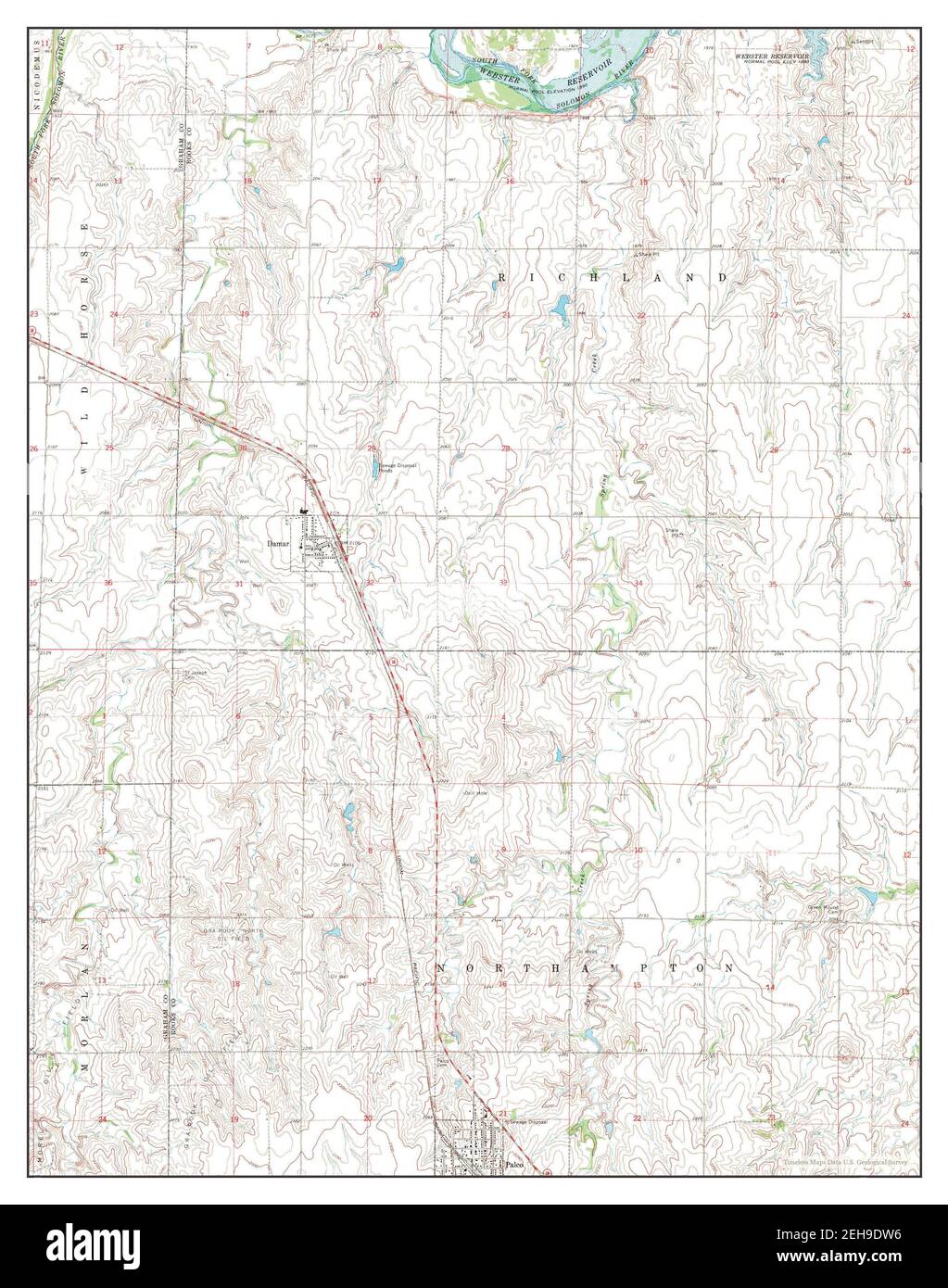 Palco, Kansas, map 1969, 124000, United States of America by Timeless