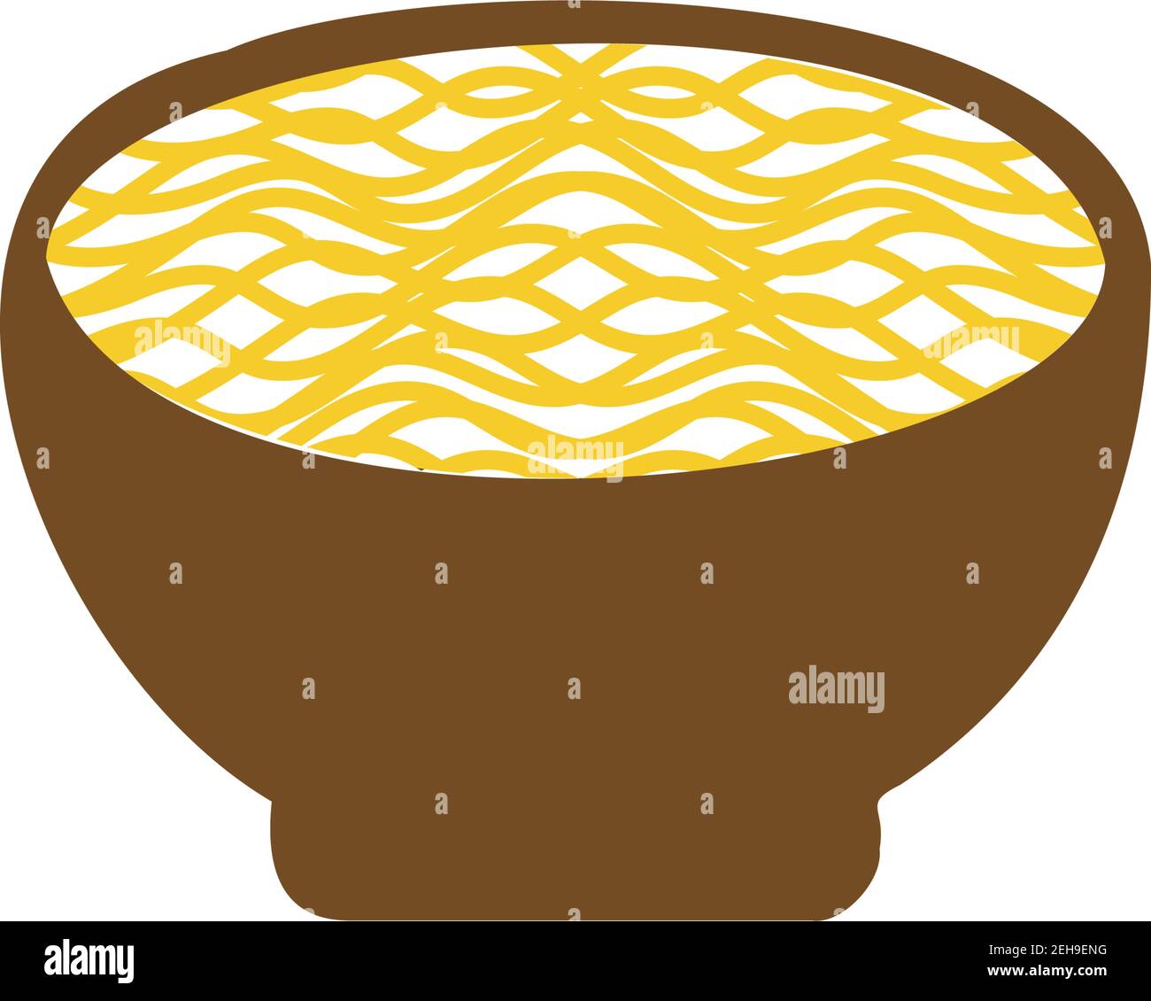 Noodle icon design template vector isolated illustration Stock Vector
