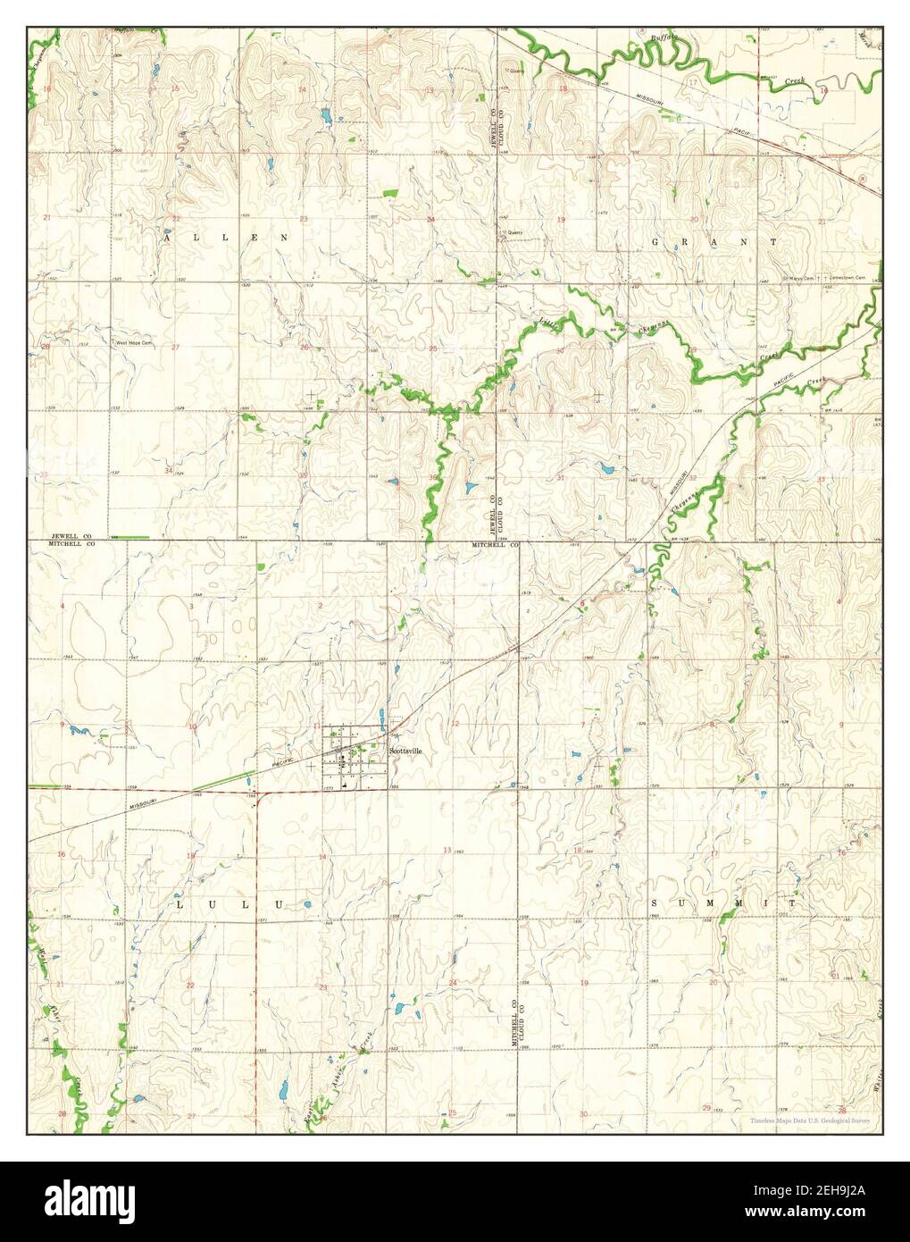 Map of scottsville hires stock photography and images Alamy