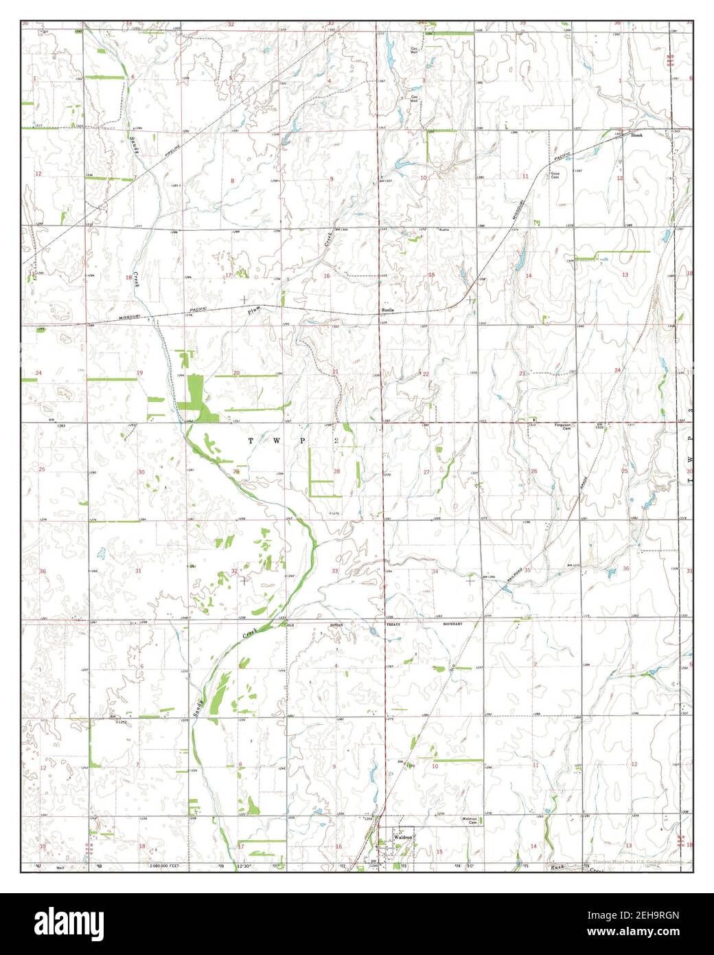 Map of waldron hires stock photography and images Alamy