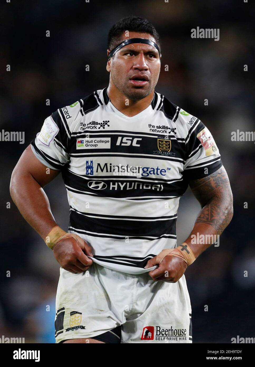 Rugby League - Hull FC v Wigan Warriors - First Utility Super League - The Kingston Communications Stadium - 23/7/15 Mickey Paea - Hull FC  Mandatory Credit: Action Images / Ed Sykes  EDITORIAL USE ONLY. Stock Photo
