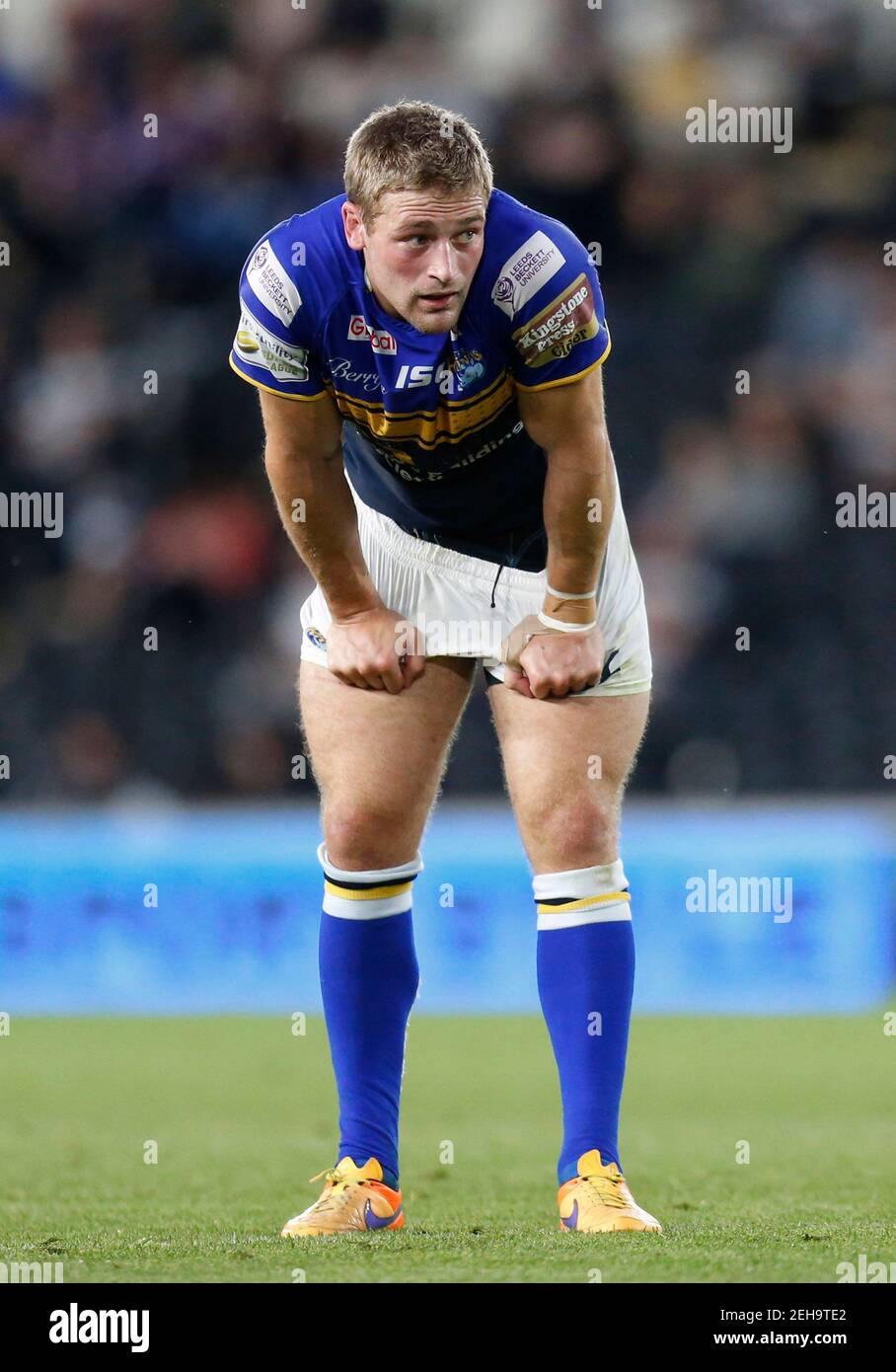 Rugby League - Hull FC v Leeds Rhinos - First Utility Super League Super 8s - The Kingston Communications Stadium - 21/8/15 Jimmy Keinhorst of Leeds Rhinos Mandatory Credit: Action Images / Ed Sykes  EDITORIAL USE ONLY. Stock Photo