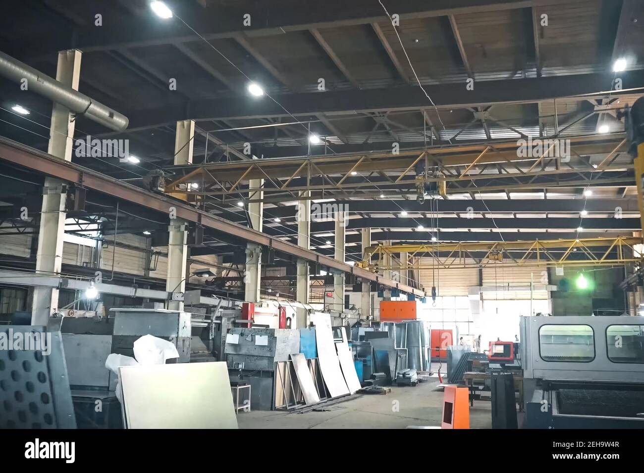 The working space of the plant, an indoor for the production