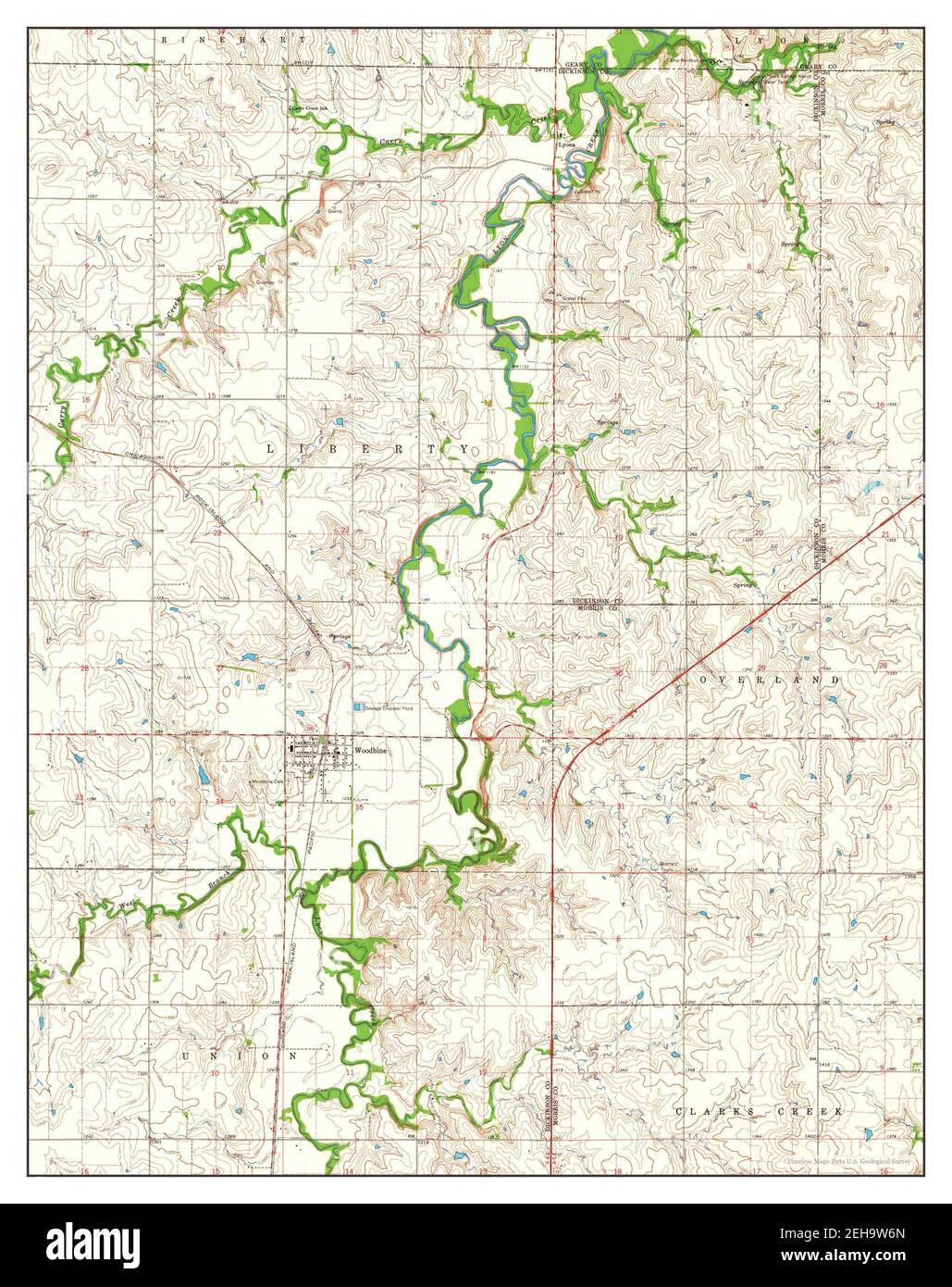 Woodbine map hires stock photography and images Alamy