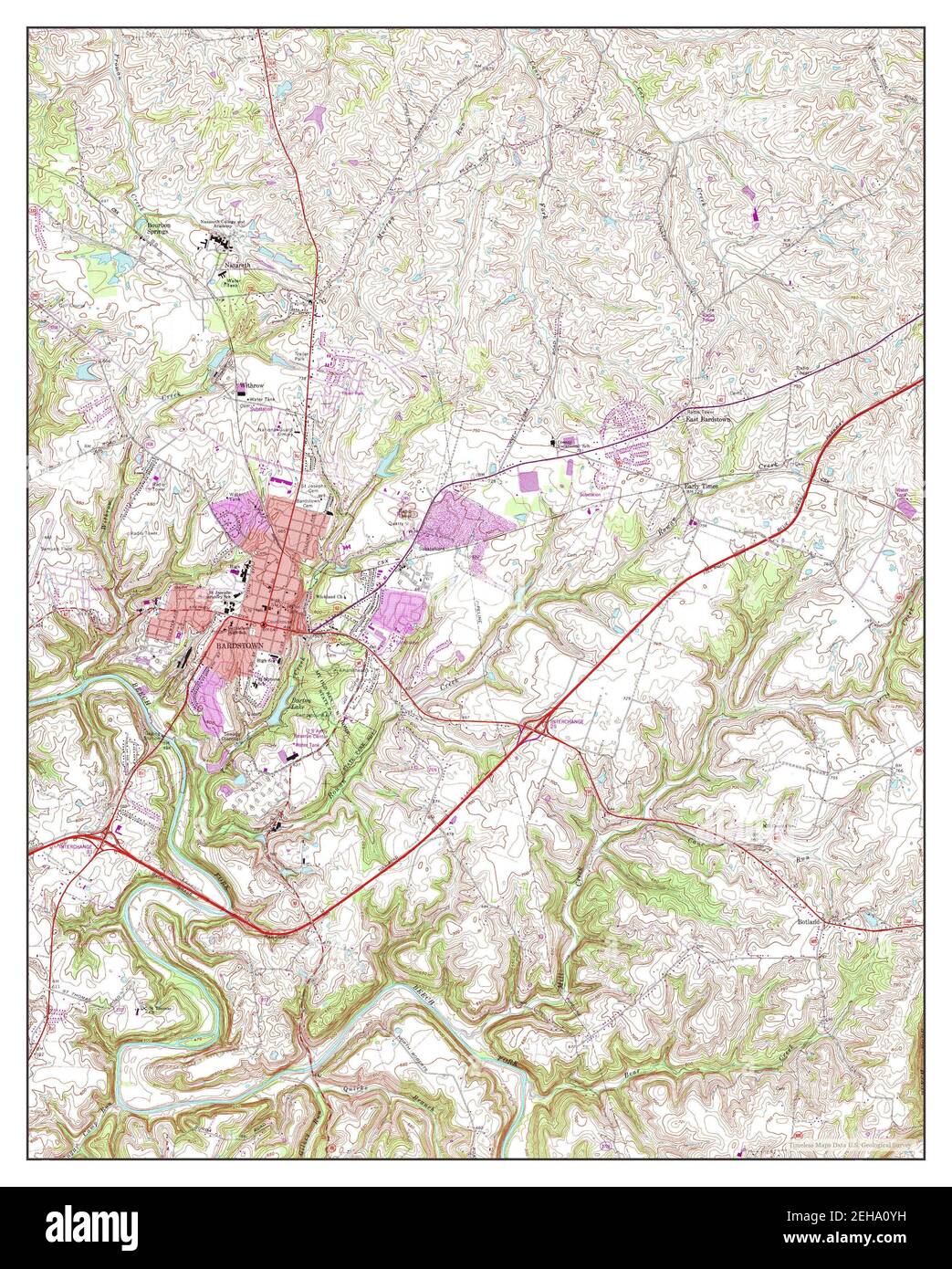 Bardstown map Cut Out Stock Images & Pictures Alamy