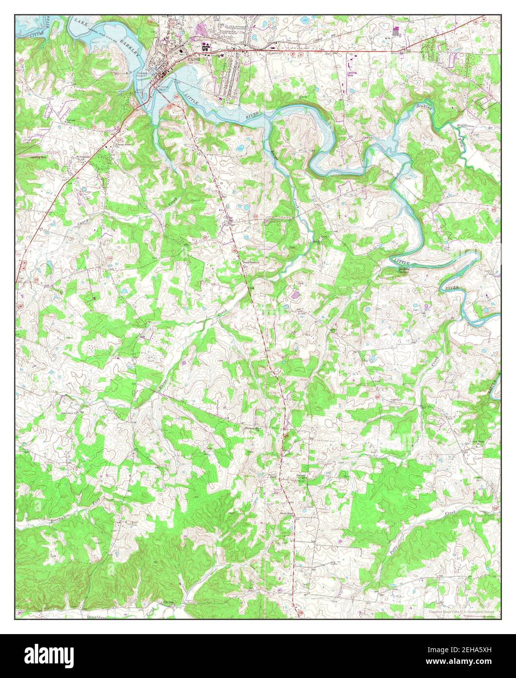 Cadiz, Kentucky, map 1967, 124000, United States of America by