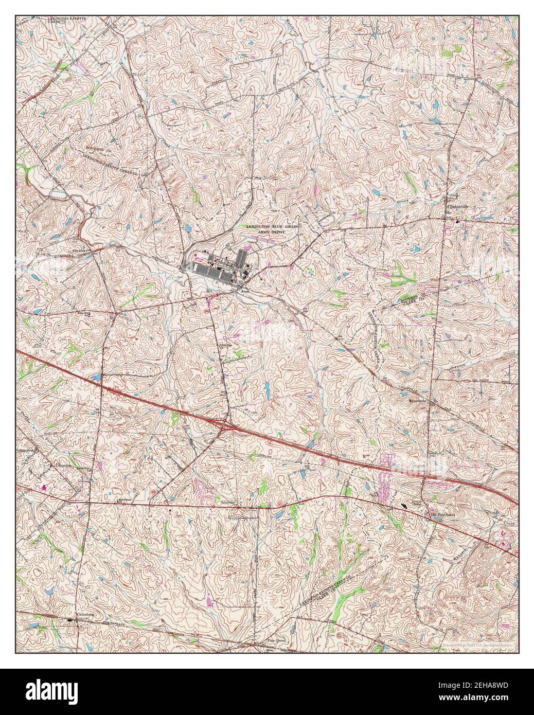 Map of clintonville hires stock photography and images Alamy