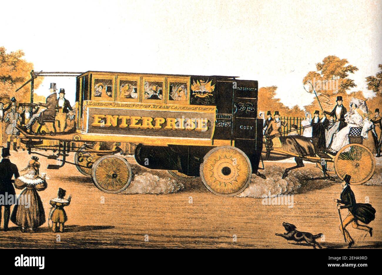 WALTER HANCOCK (1799-1852) English inventor of steam-powered road ...