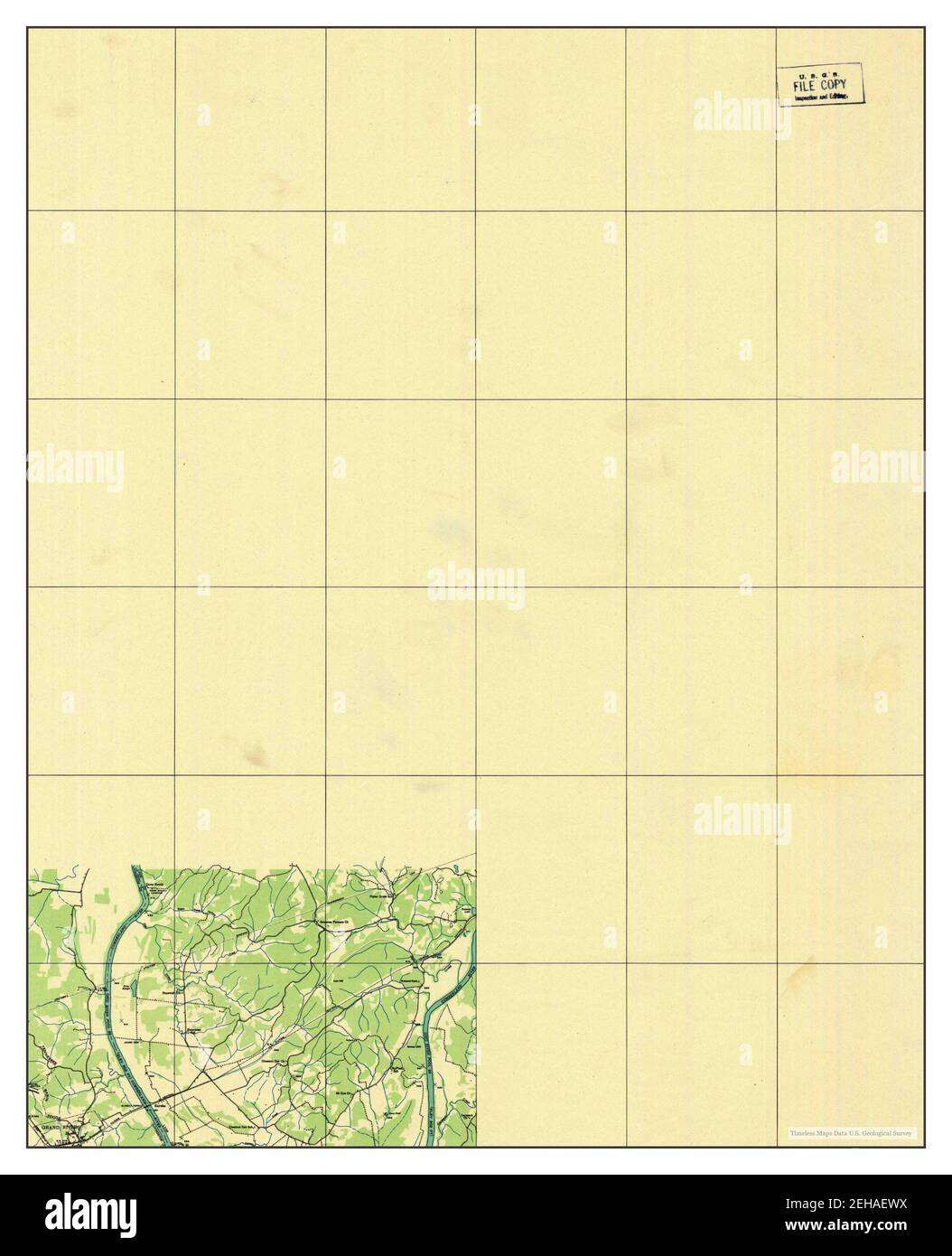 Eddyville, Kentucky, map 1936, 148000, United States of America by