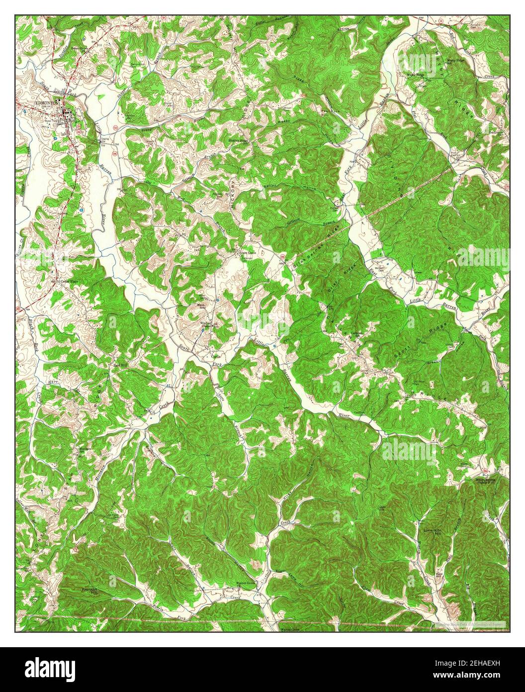 Edmonton map Cut Out Stock Images & Pictures Alamy