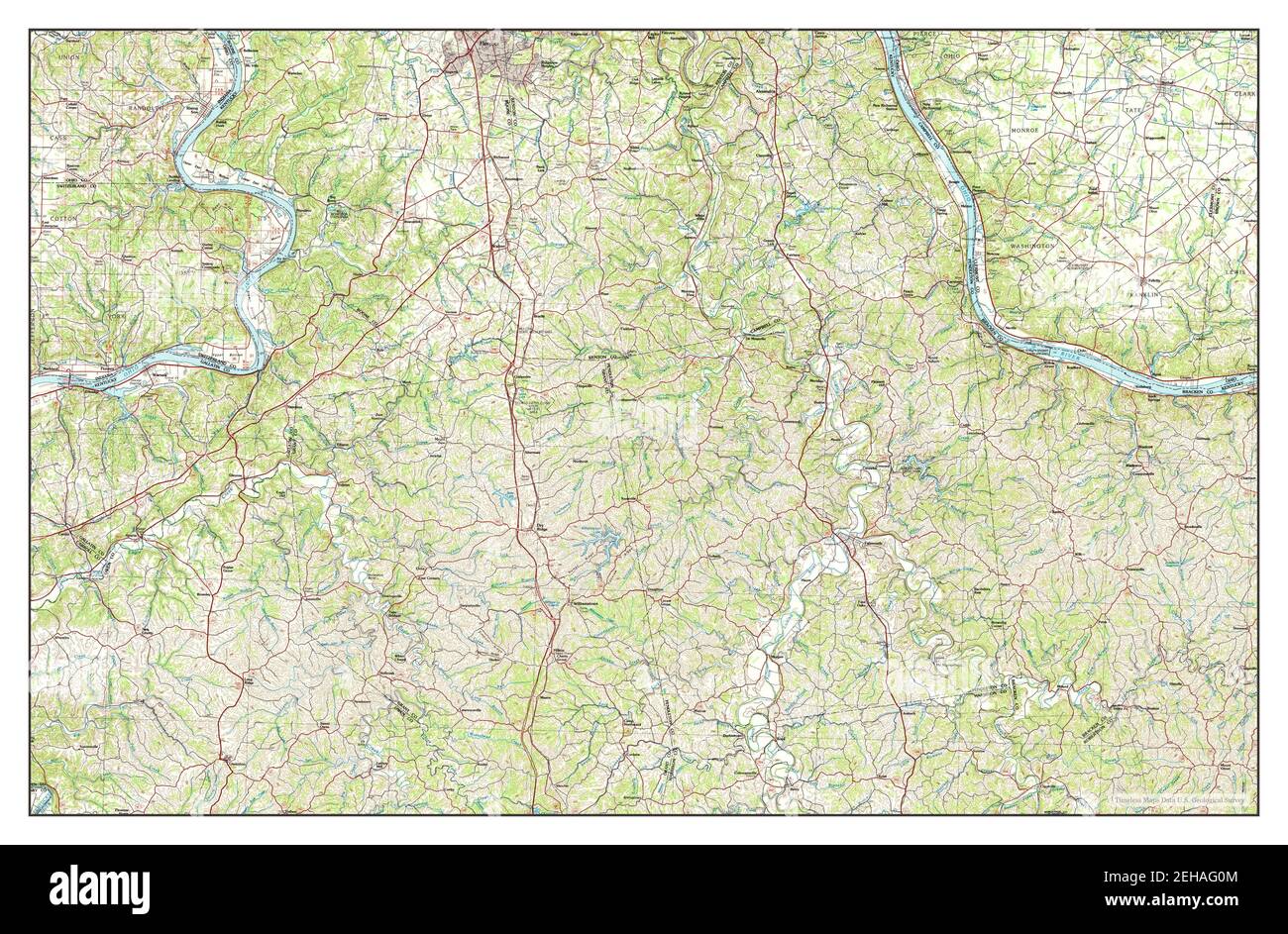 Falmouth kentucky map Cut Out Stock Images & Pictures Alamy