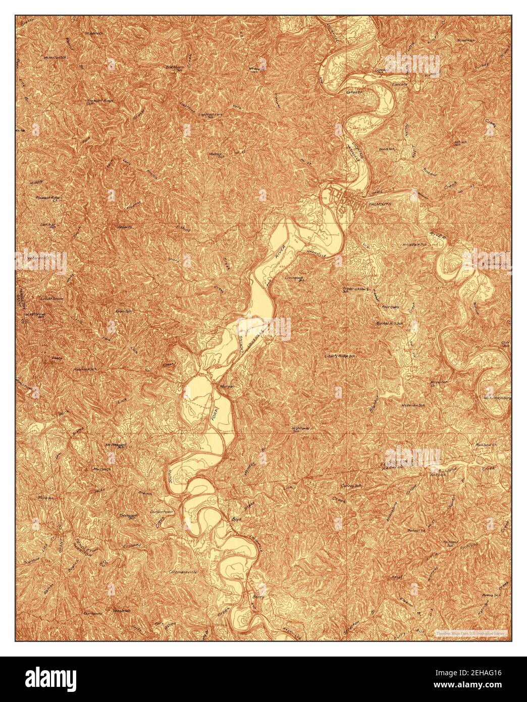 Falmouth, Kentucky, map 1930, 148000, United States of America by