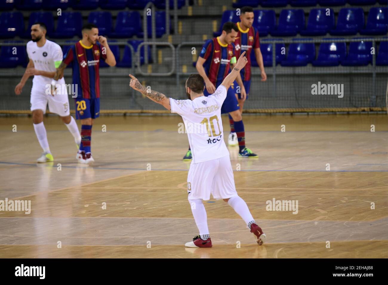 Ricardinho Of Accs Paris During The Uefa Futsal Champions League Match Round Of 16 Between Fc