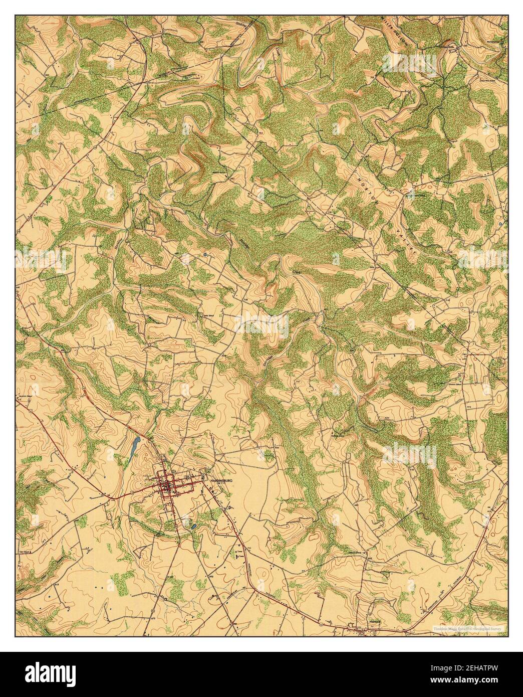 Map of hardinsburg Cut Out Stock Images & Pictures Alamy
