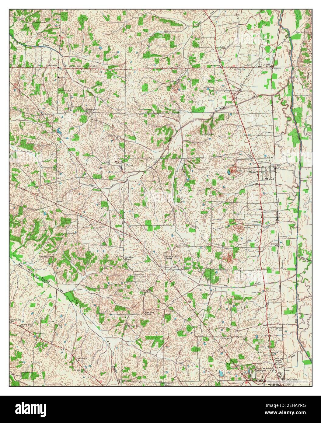 Hickory map hires stock photography and images Alamy