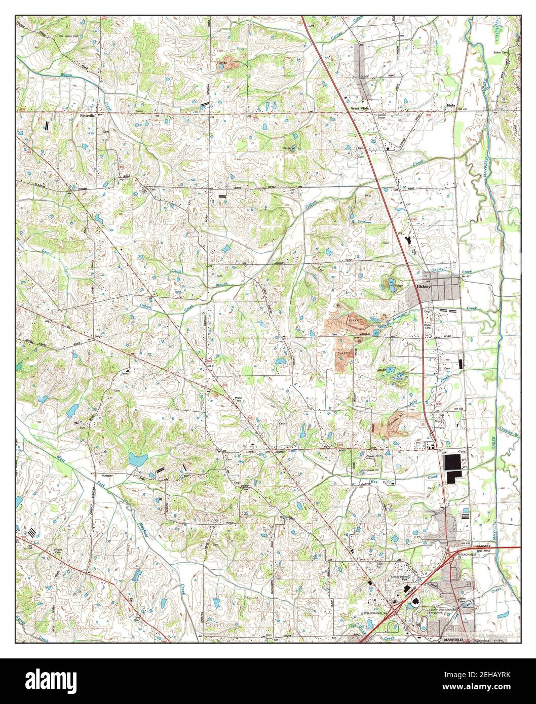 Hickory map hires stock photography and images Alamy