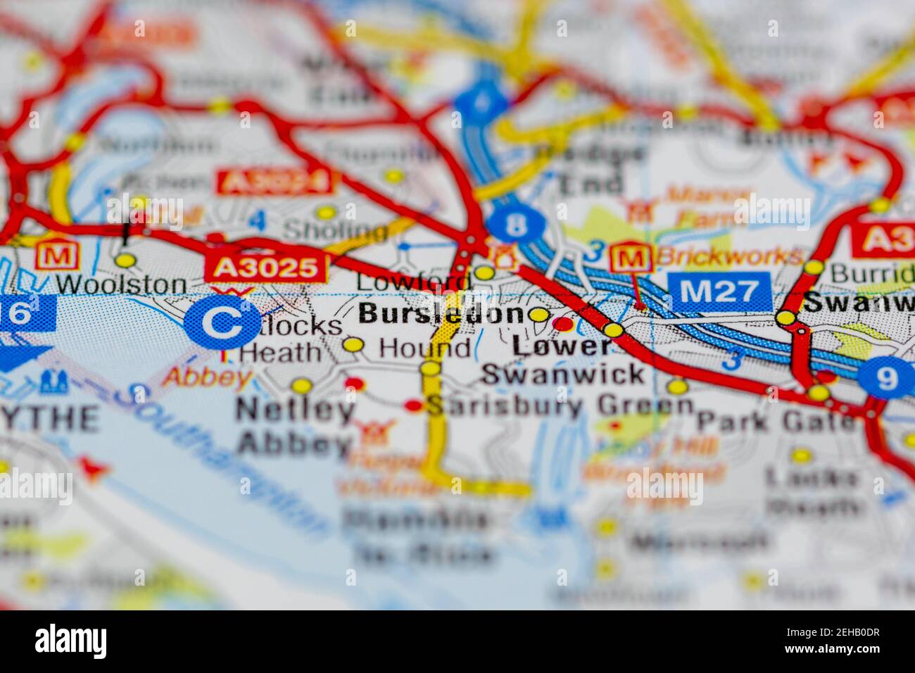 Map of bursledon hires stock photography and images Alamy