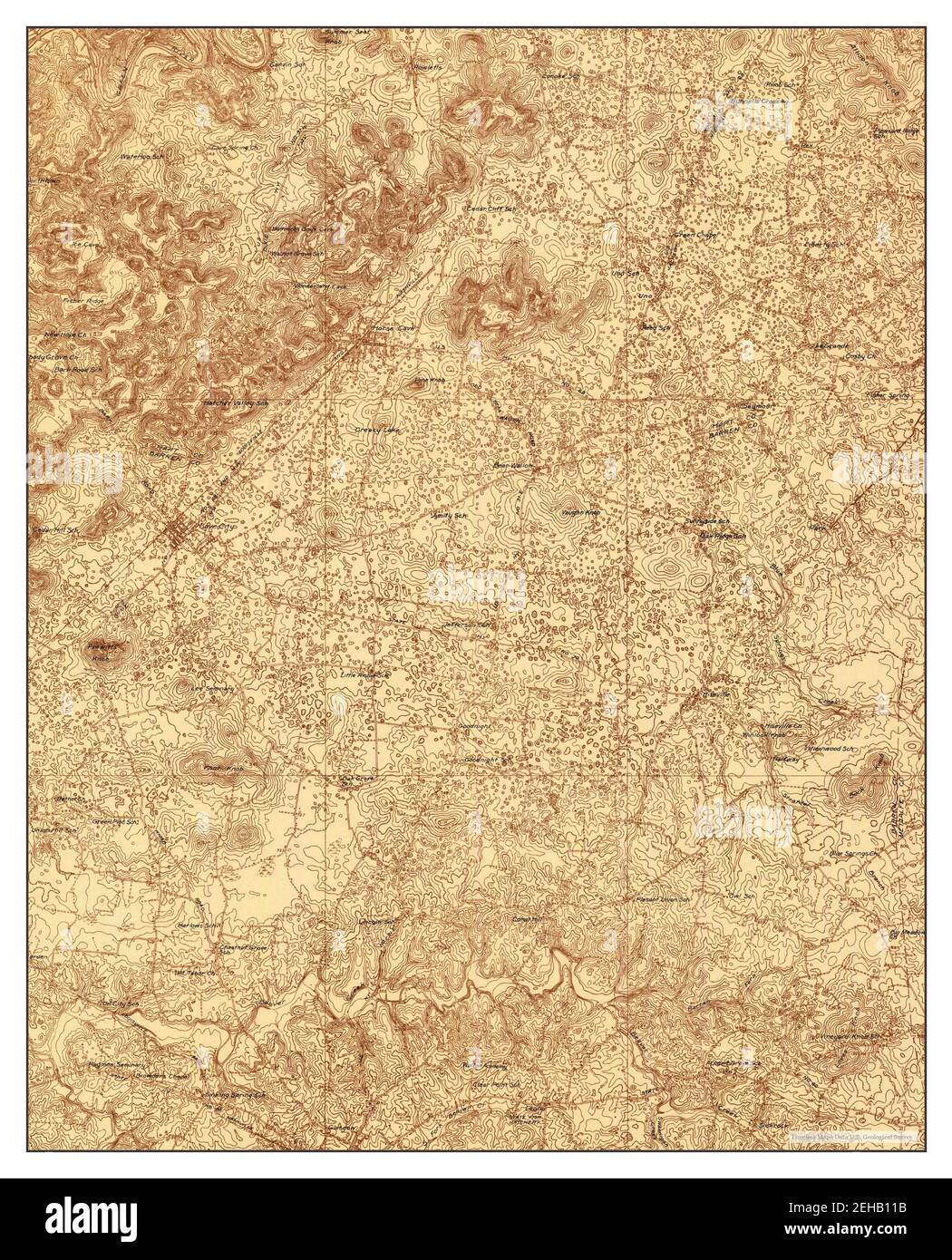 Horse Cave, Kentucky, map 1935, 148000, United States of America by