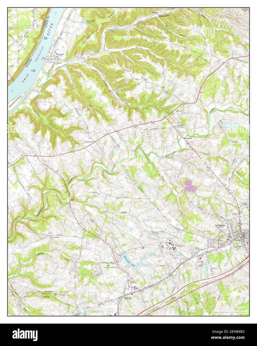 Grange kentucky map Cut Out Stock Images & Pictures Alamy