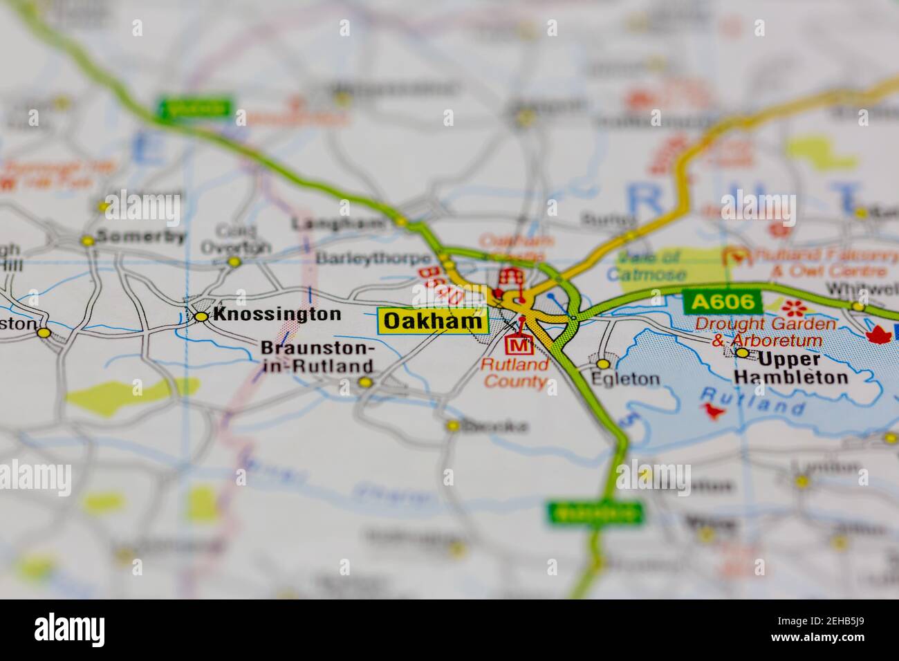 Map of oakham hires stock photography and images Alamy