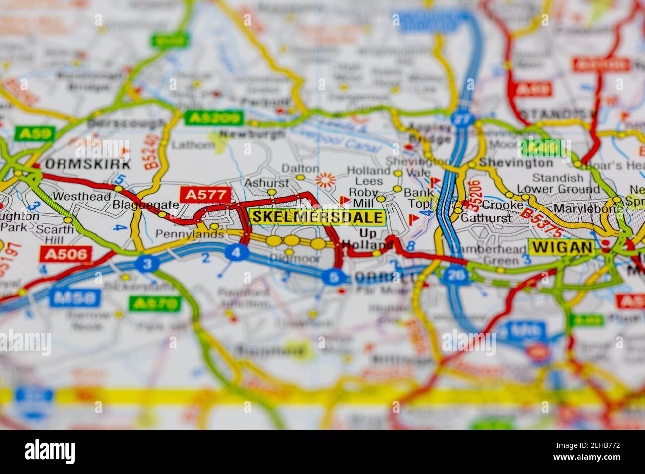 Map of skelmersdale hires stock photography and images Alamy